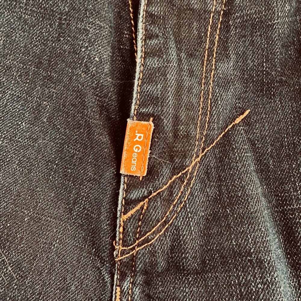 LRG Baggy Dark Wash Jeans Y2K Skate Streetwear Size 40 - Picture 3 of 11